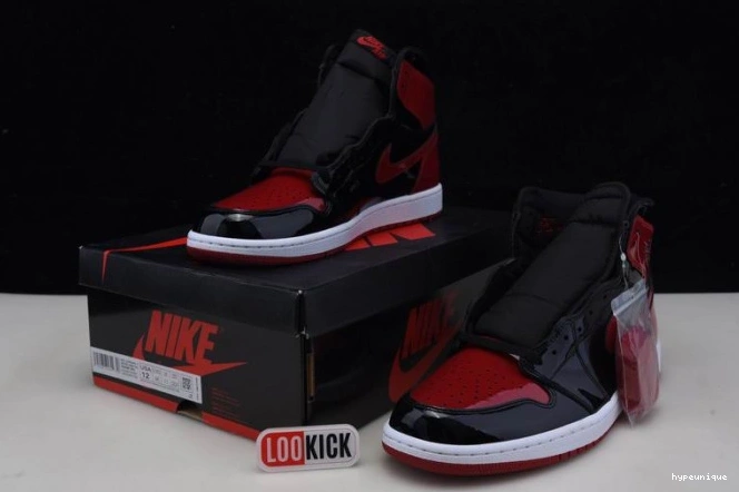HYPE Bred 555088-063 1 Air High Jordan Patent OG 0725